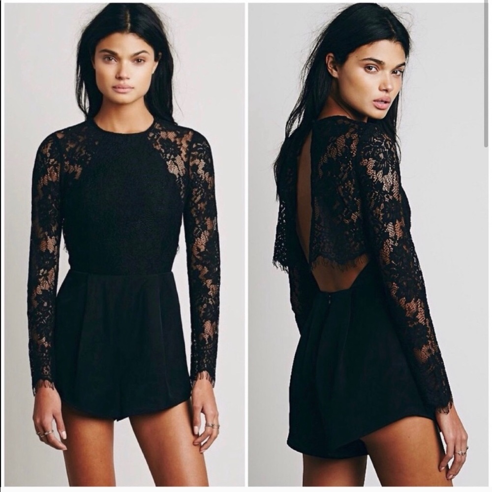 The Jetset Diaries Climbing The Wall Lace Romper